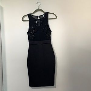 Black Sexy See-Through Dress